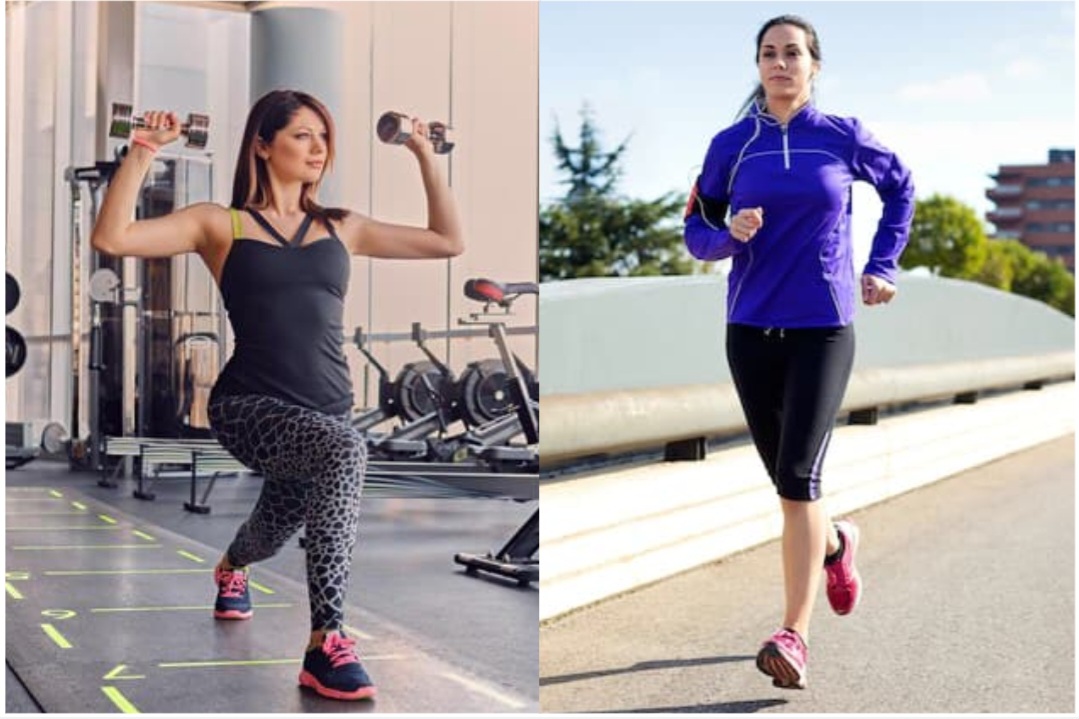Beda manfaat olahraga lari dan gym.