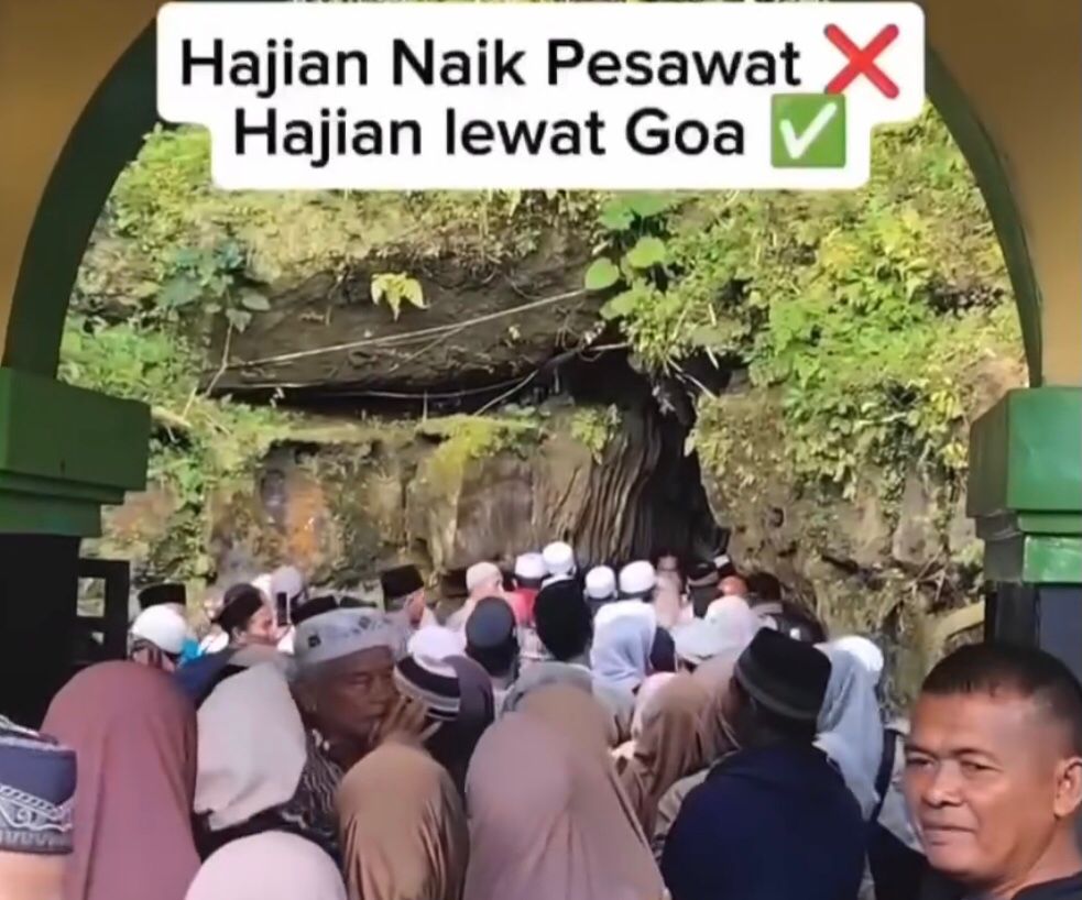 Goa Safarwadi viral, diklaim bisa langsung tembuh ke Mekkah