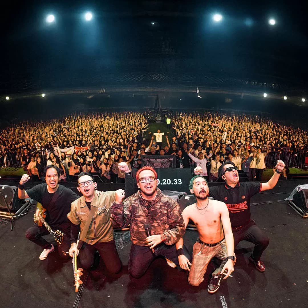 Rebellion Rose Jadi Pembuka Konser Green Day di Indonesia.