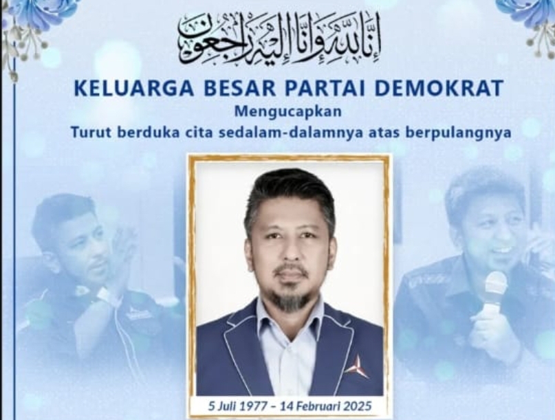 Bendum Demokrat Renville Antonio meninggal.