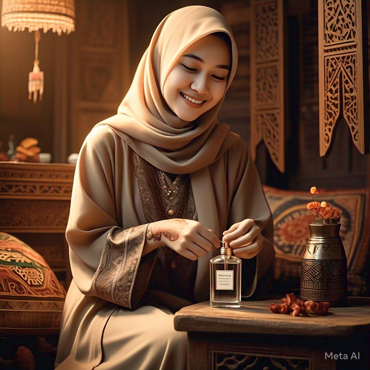 Parfum premium bebas atau non alkohol.