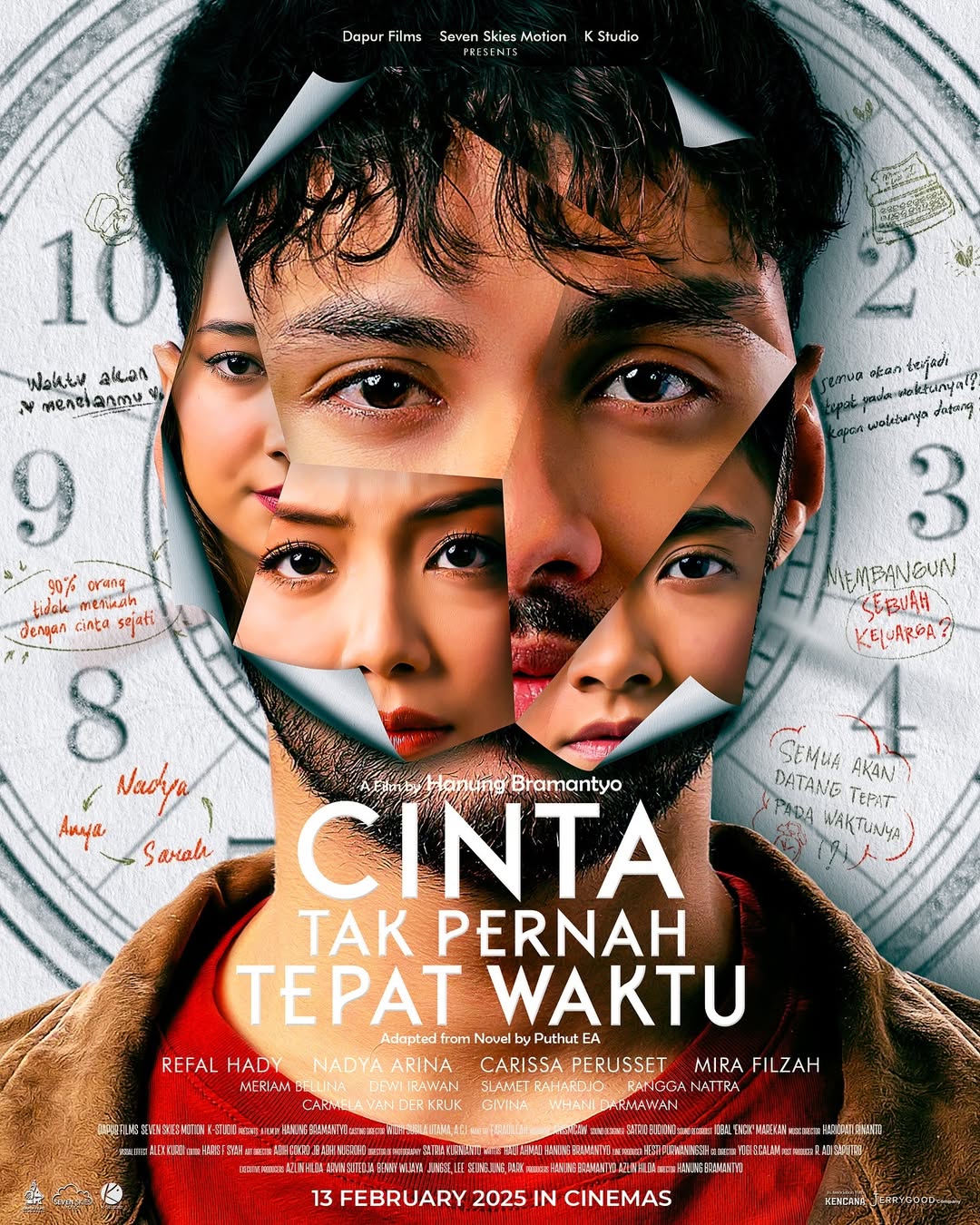 Cinta Tak Pernah Tepat Waktu, yang disutradarai oleh Hanung Bramantyo