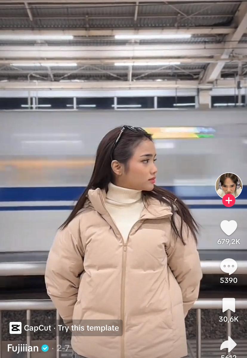 Fuji dan tren video kereta jedag-jedug