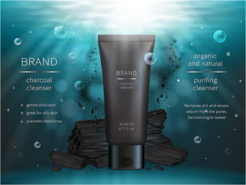 ilustrasi facial wash pria