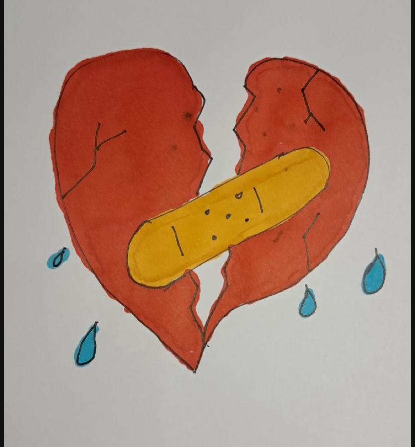 Ilustrasi patah hati