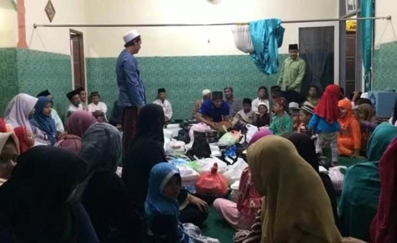 Megengan menyambut puasa Ramadan.&nbsp;