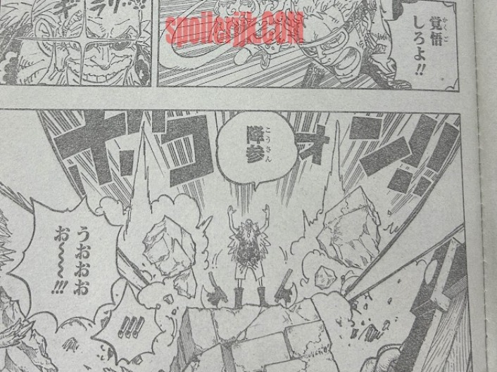 Scopper Gaban mempermainkan Luffy dan Zoro dalam baca komik One Piece 1140 RAW.