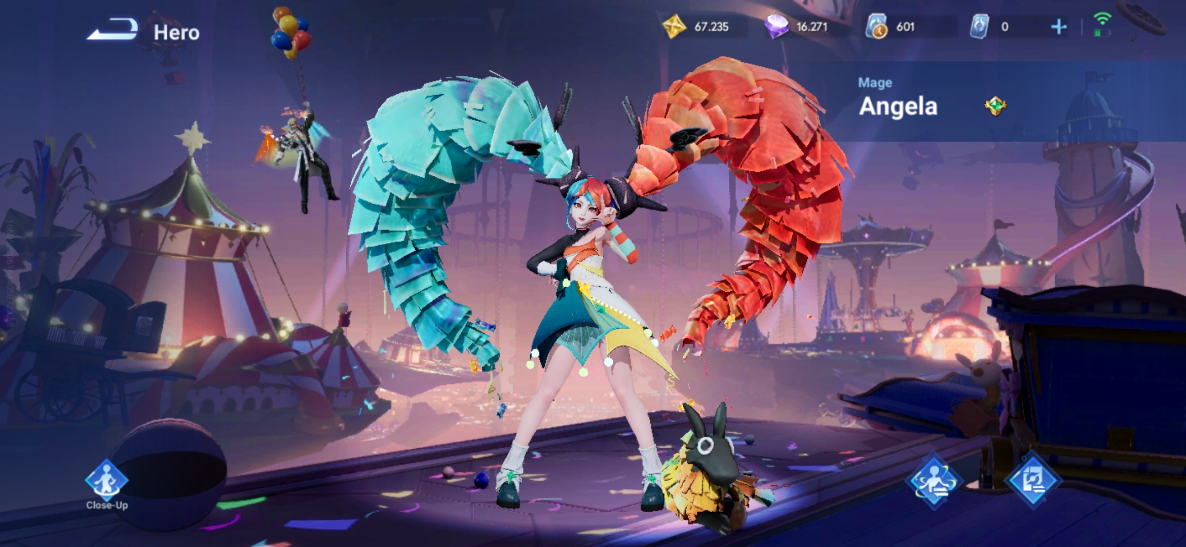 Detail skin Cat & Mouse Arthur dalam Game Honor Of Kings (HOK)