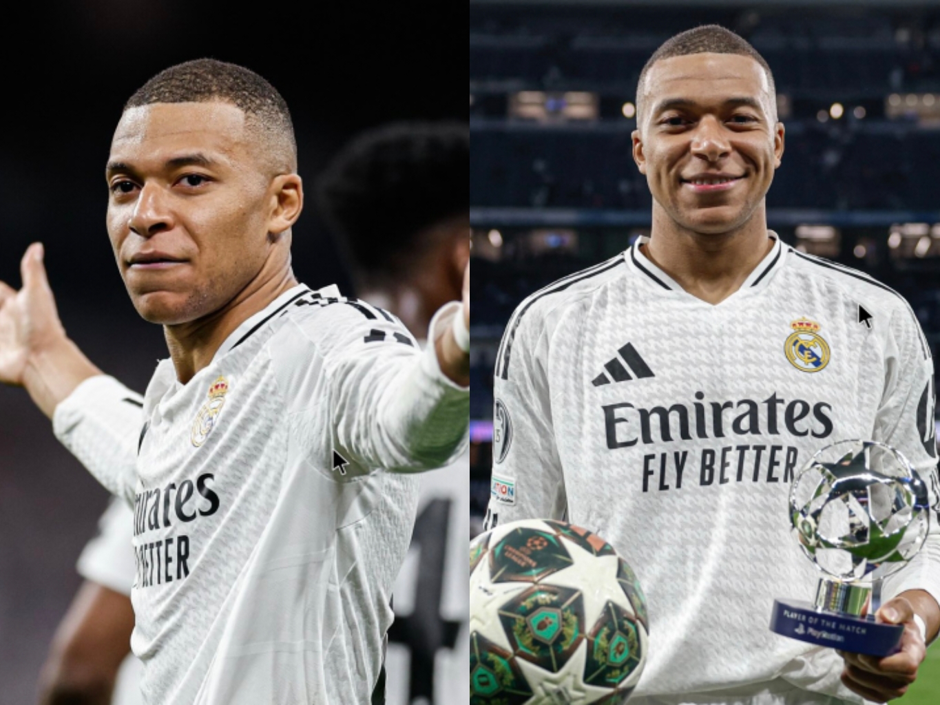 Mbappe dinobatkan sebagai pemain terbaik dalam laga malam ini, usai mencetak Hattrick ke gawang Man City.