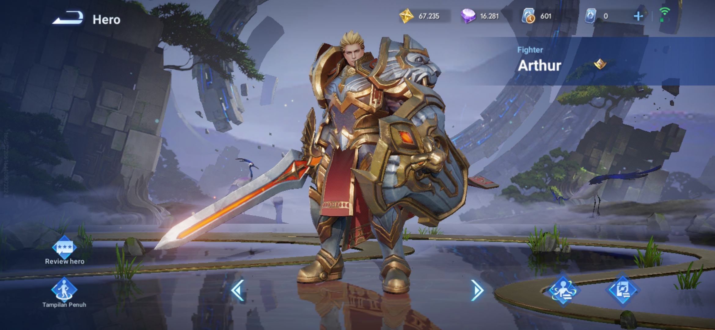 Build Item Arthur Honor Of Kings (HOK)
