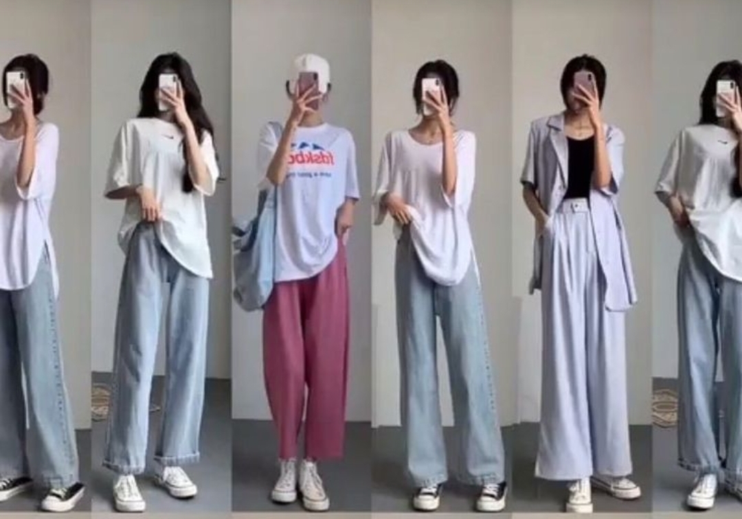 Fashion anak skena ala Korea style.
