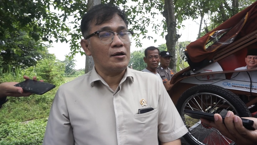 Budiman Sudjatmiko saat berkunjung ke Madiun Sabtu pagi, 22 Februari 2024.
