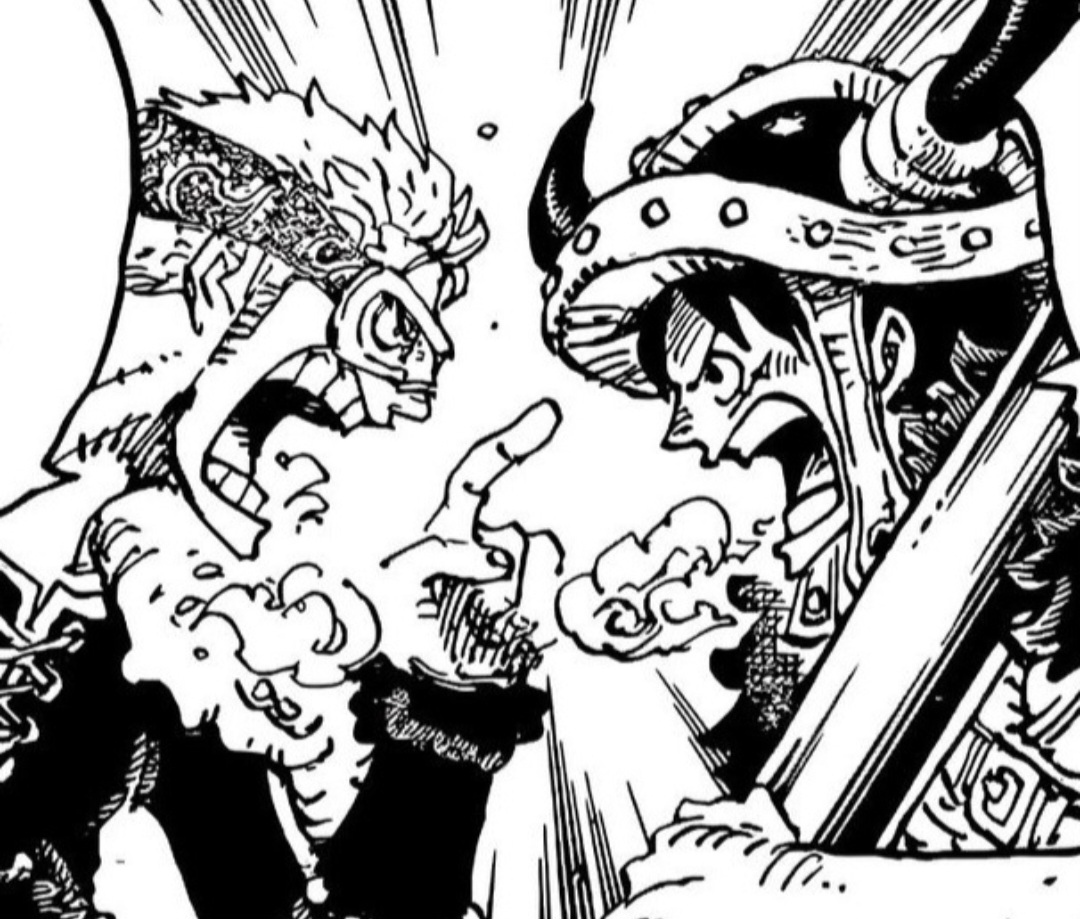 Luffy dan Zoro bersitegang soal daging di baca manga One Piece 1141 RAW.