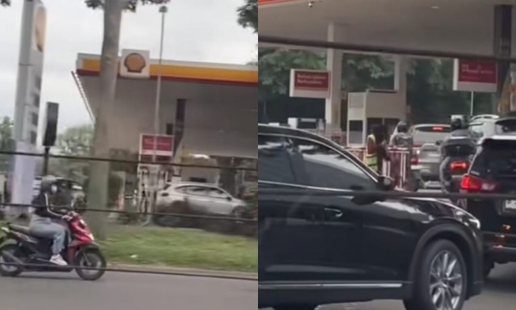 Antrean panjang di SPBU Shell viral, pengamat sebut rakyat kehilangan kepercayaan pada Pertamina akibat kasus korupsi Pertamax.