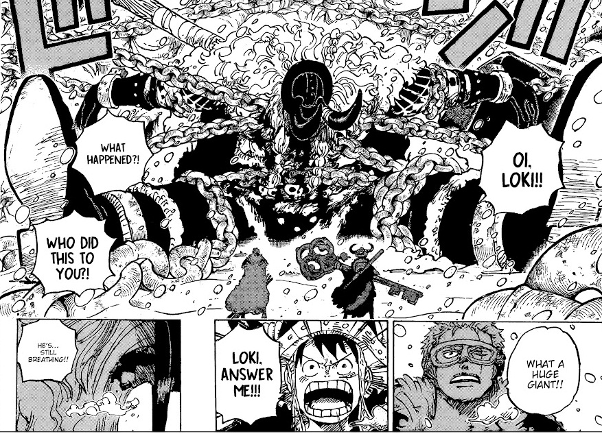 Luffy dan Zoro sama sekali tak takut Loki dalam baca manga One Piece 1141 RAW.