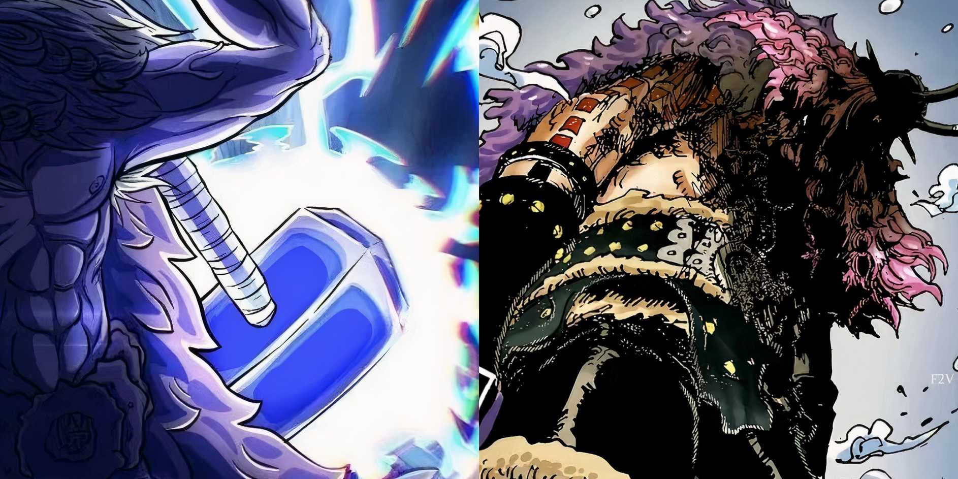 Ragnir Loki  di manga One Piece 1141 diyakini terinspirasi senjata palu milik Thor.