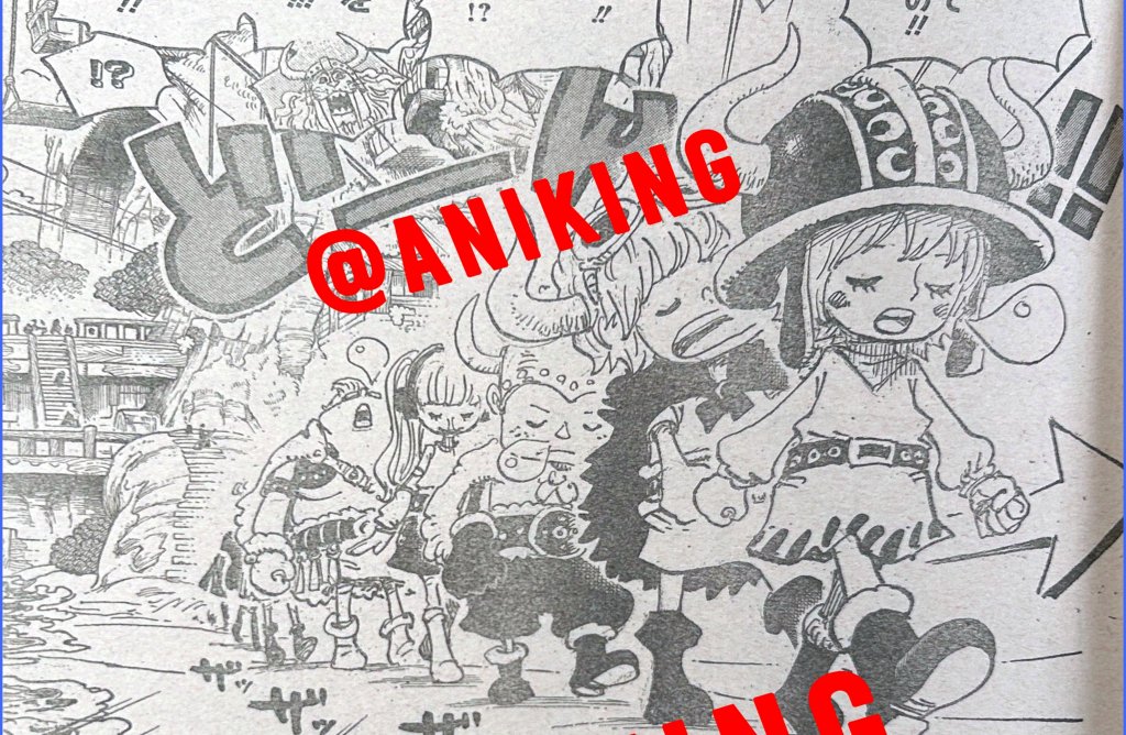 Anak-anak raksasa tidur berjalan karena ulah Gillingham di baca manga One Piece 1142 RAW.