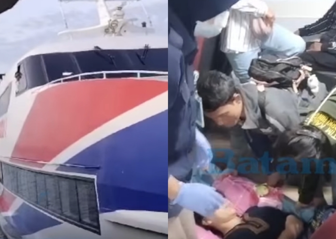Wanita asal Surabaya melahirkan di Kapal Feri Malaysia-Batam.
