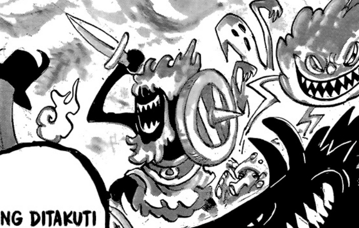 Nika hitam muncul dari ketakutan anak-anak raksasa di manga One Piece 1142.