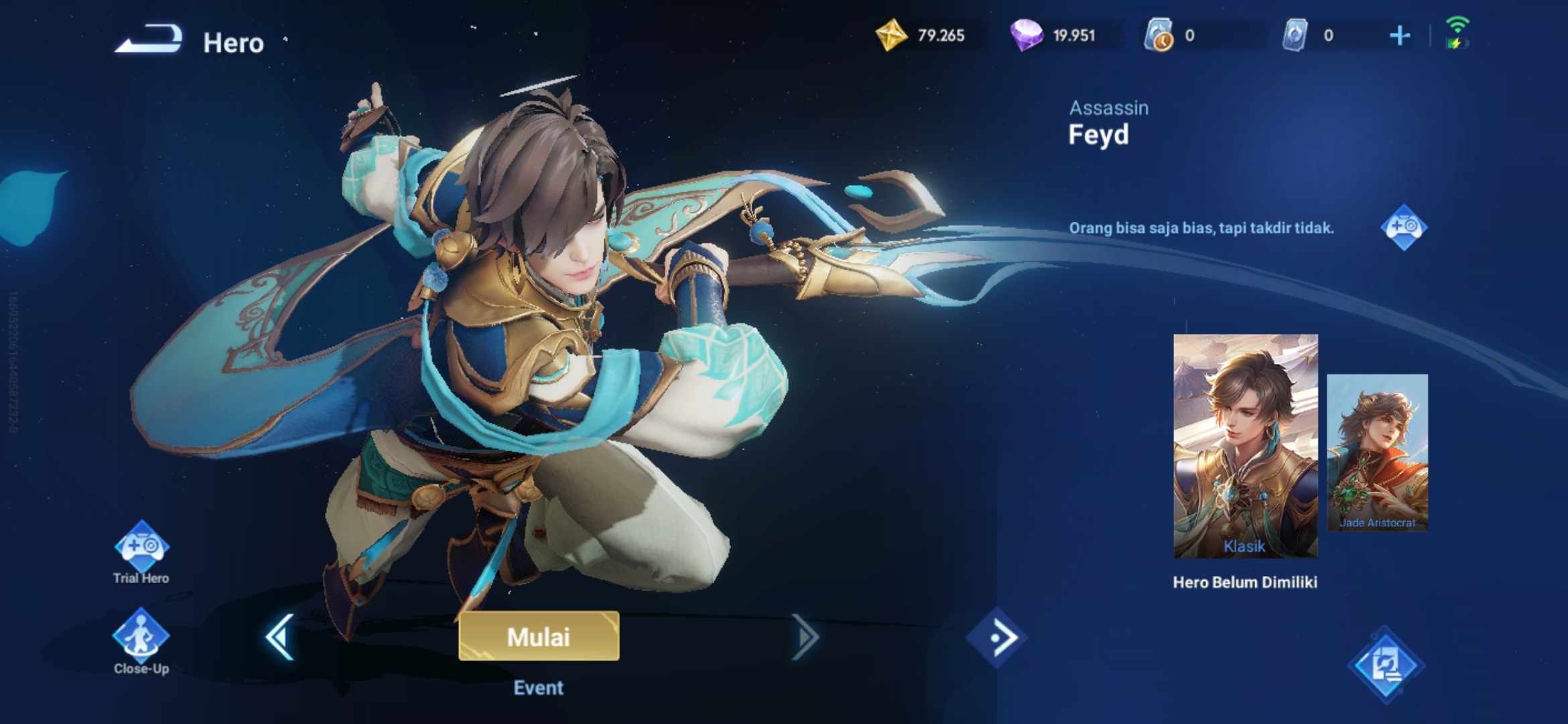 Panduan Combo Skill Feyd Honor Of Kings (HOK