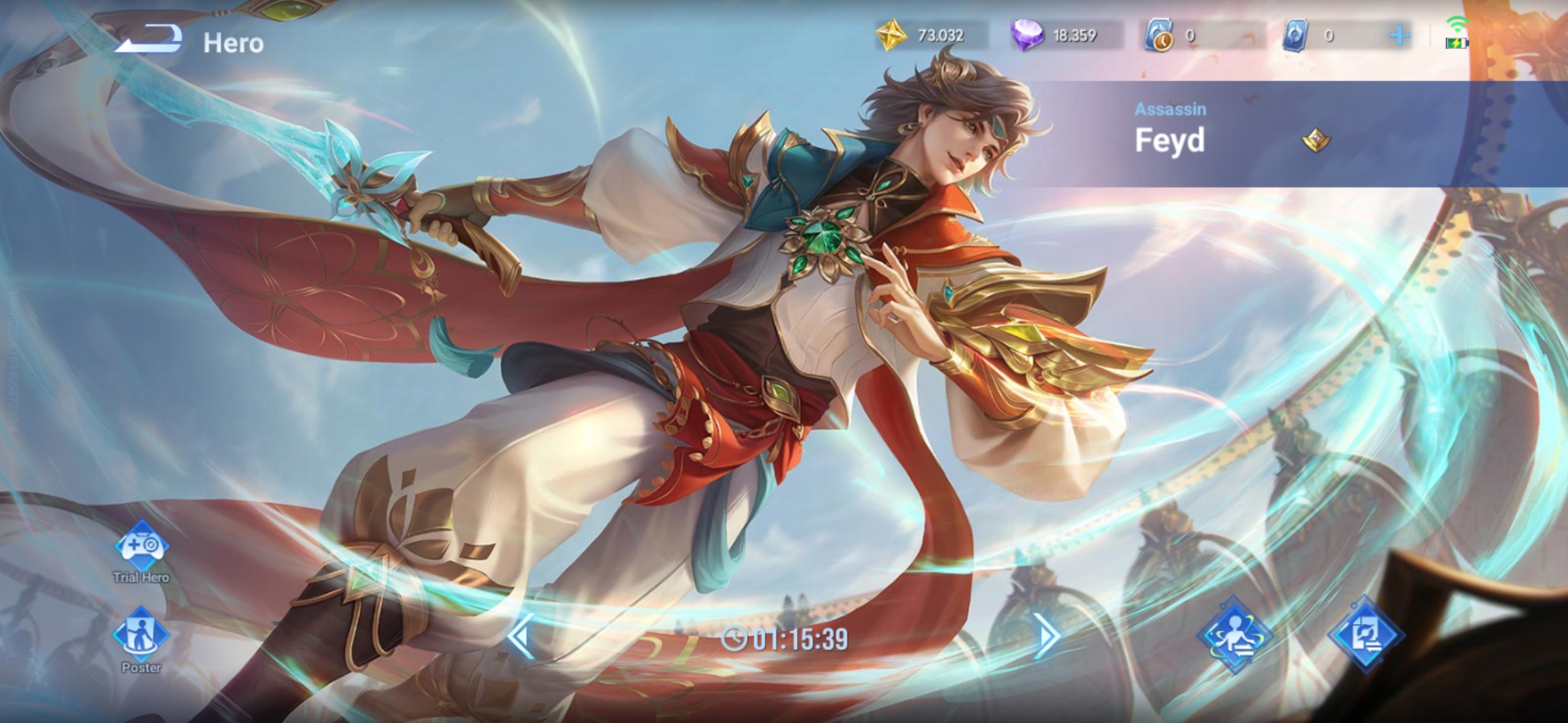 Skin Basic Feyd Honor Of Kings (HOK) beserta Harga dan Cara Mendapatkannya