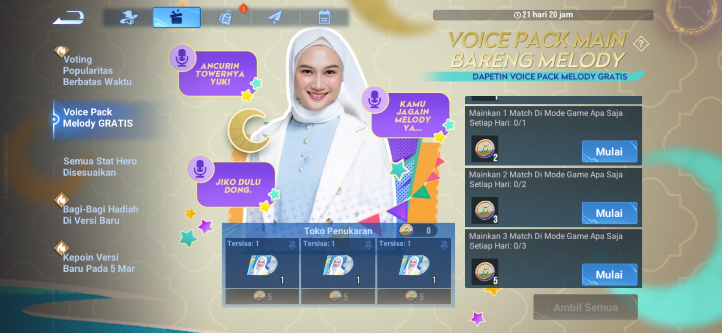 Honor Of Kings Bagikan Voice Over Gratis Kolaborasi dengan Melody JKT 48