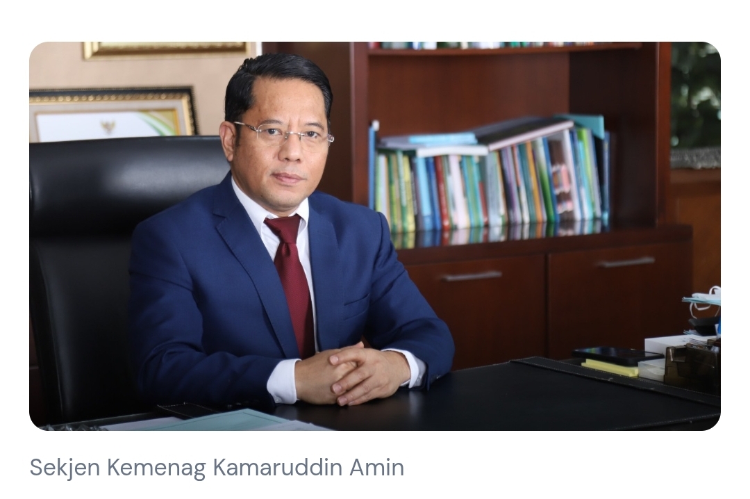 Sekjen Kemenag Kamaruddin Amin.