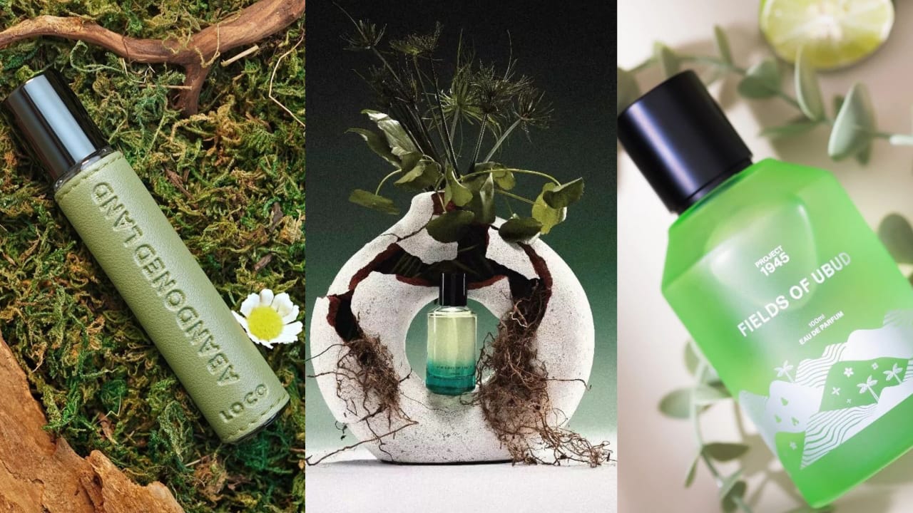 Parfum earthy wood.