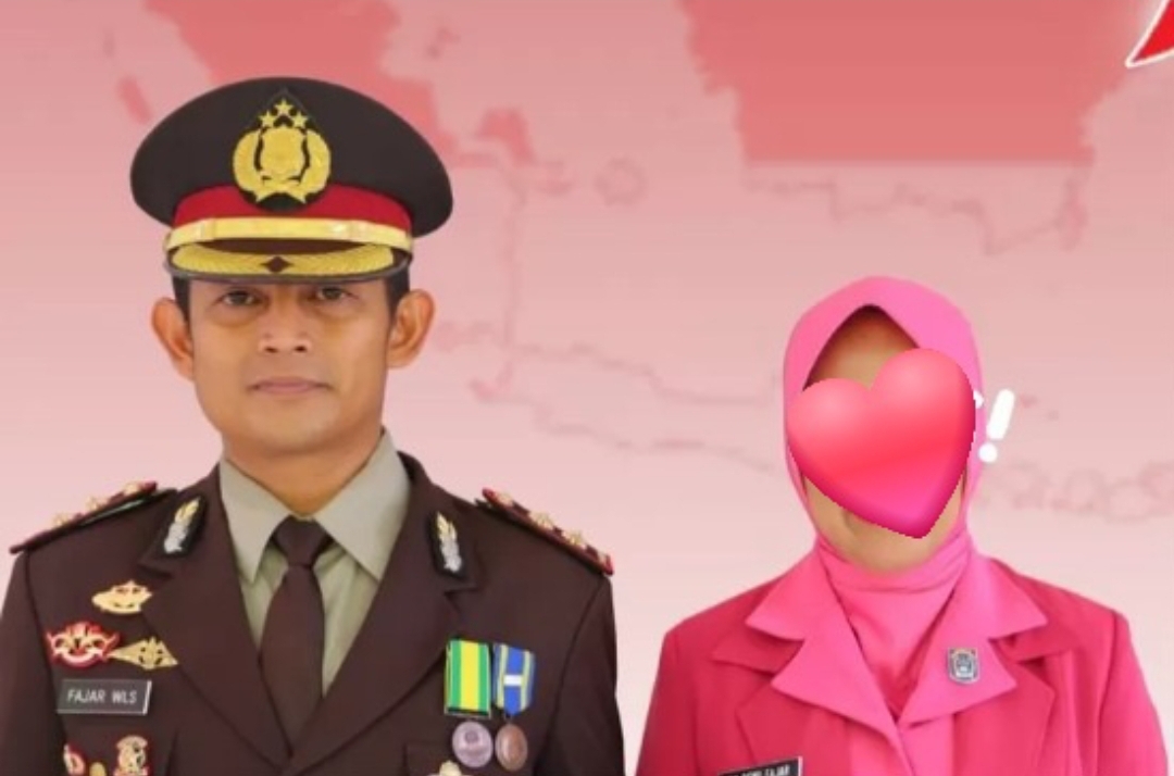 Dewi Fajar dan Eks Kapolres Ngada AKBP Fajar Widyadharma.