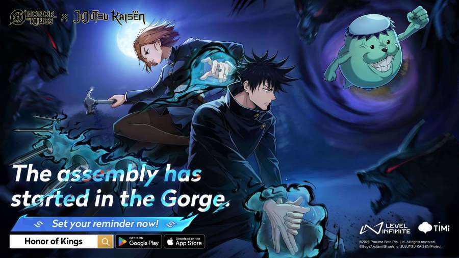 Honor Of Kings (HOK) Akan Rilis Skin Kolaborasi dengan Anime Jujutsu Kaisen