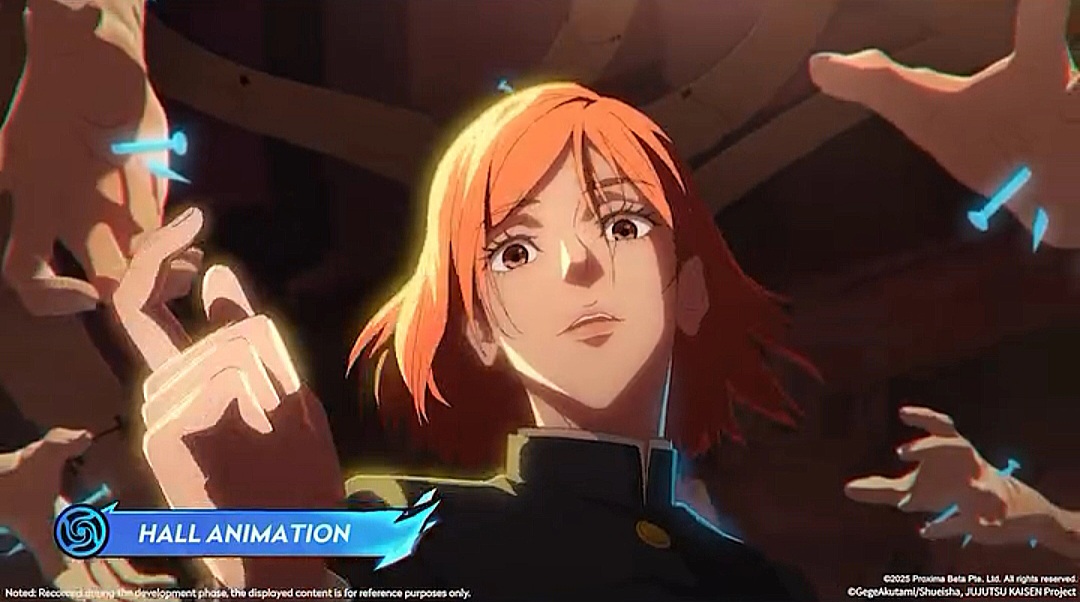 Cuplikan animasi lobby skin Nobara Kugisaki Jujutsu Kaisen di Honor Of Kings (HOK) milik Lady Sun
