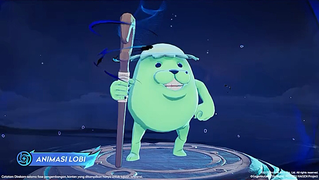 Animasi lobby Guiguzy skin Cathy Jujutsu Kaisen di game Honor Of Kings (HOK)