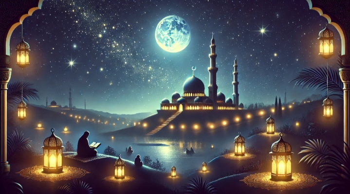 Malam Lailatul Qadar lebih baik dari seribu bulan.