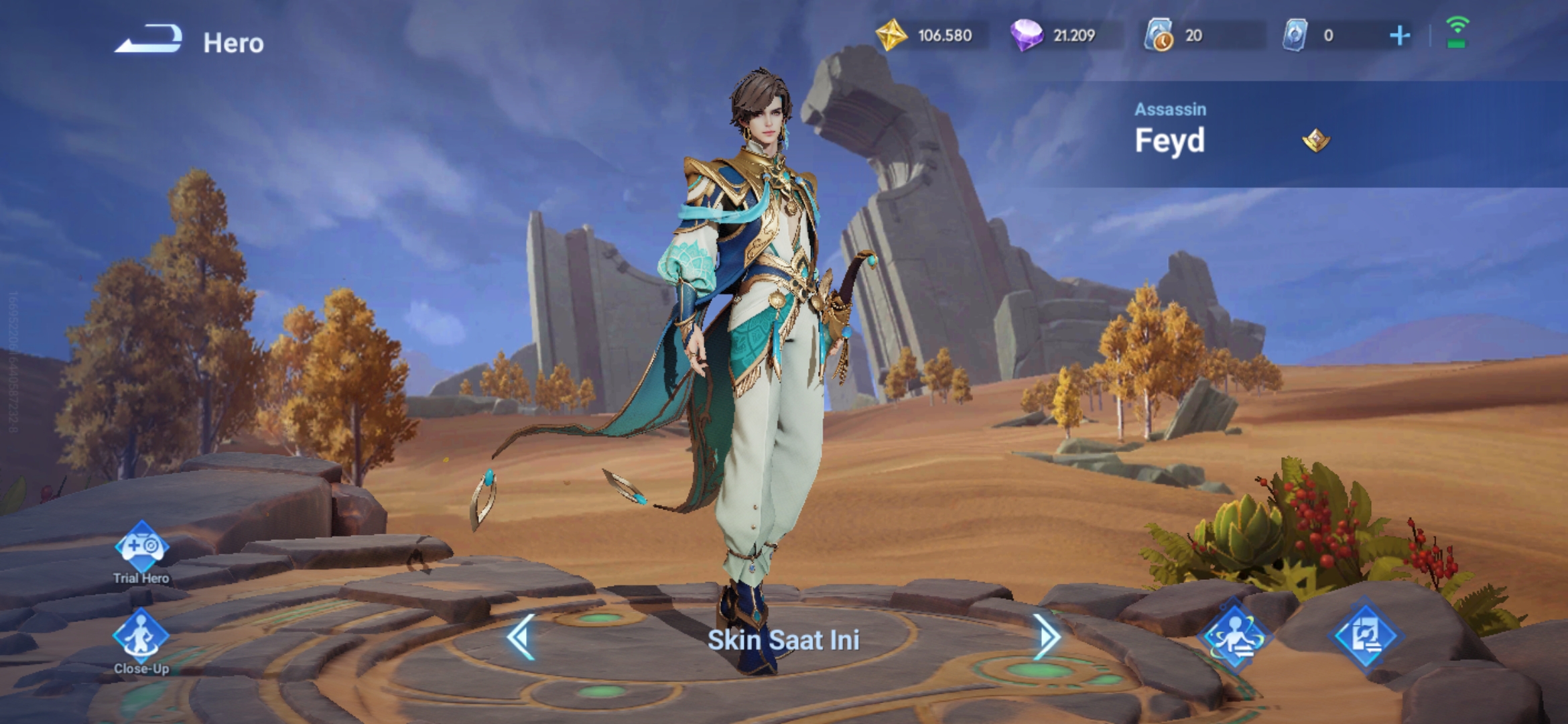 Feyd no skin dari Honor Of Kings (HOK)