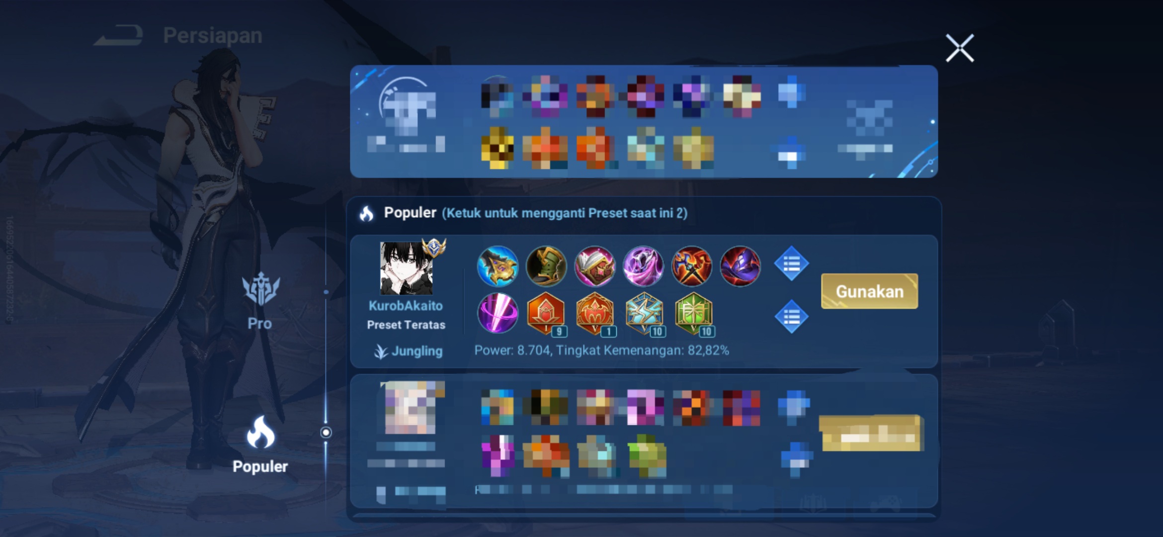 Build Item Jungling Populer Sima Yi di Honor Of Kings(HOK)