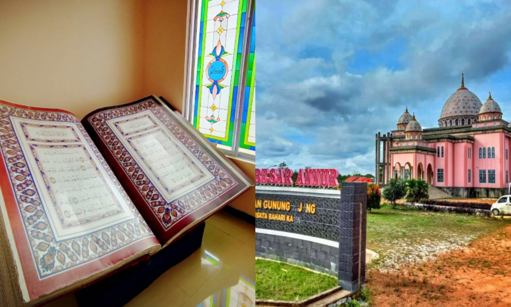 Masjid An-Nur atau yang lebih dikenal dengan Masjid Pink, memiliki sederet daya tarik yang memikat