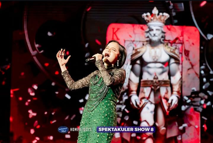 Mesa Hira di Spektakuler Show 8 Indonesian Idol 2025