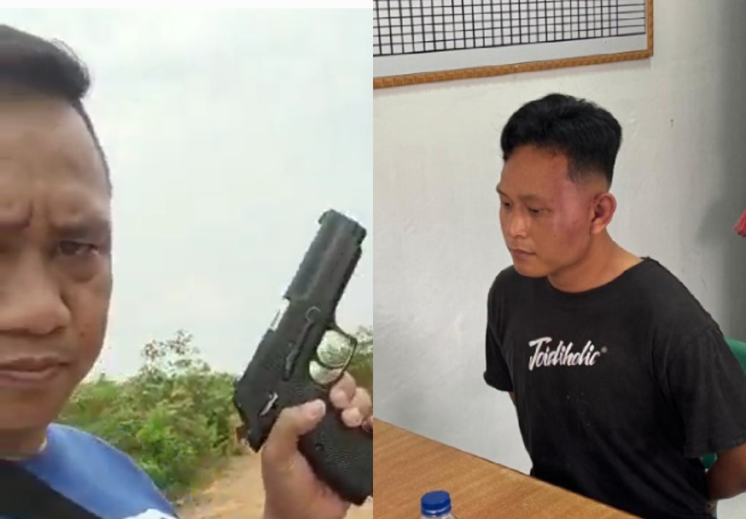 Foto yang beredar di media sosial dinarasikan Kopka Basarsyah dan Peltu Lubis diduga terlibat dalam penembakan 3 polisi di Way Kanan, kini diperiksa di Kodam Sriwijaya.