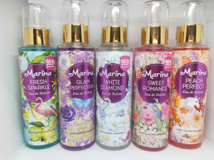 parfum marina, produk lokal indonesia yang sudah banyak dikenal oleh masyarakat.
