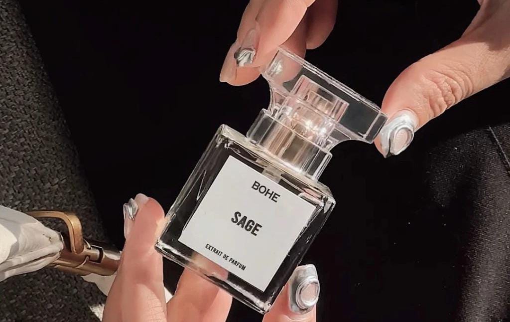 Parfum brand lokal BOHE varian sage.