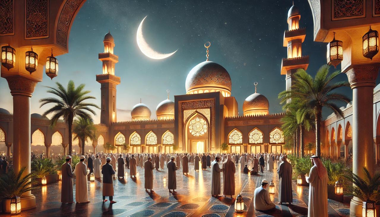 Ilustrasi shalat tarawih