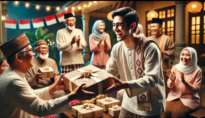 Bagi parsel jadi tradisi setiap lebaran di Indonesia