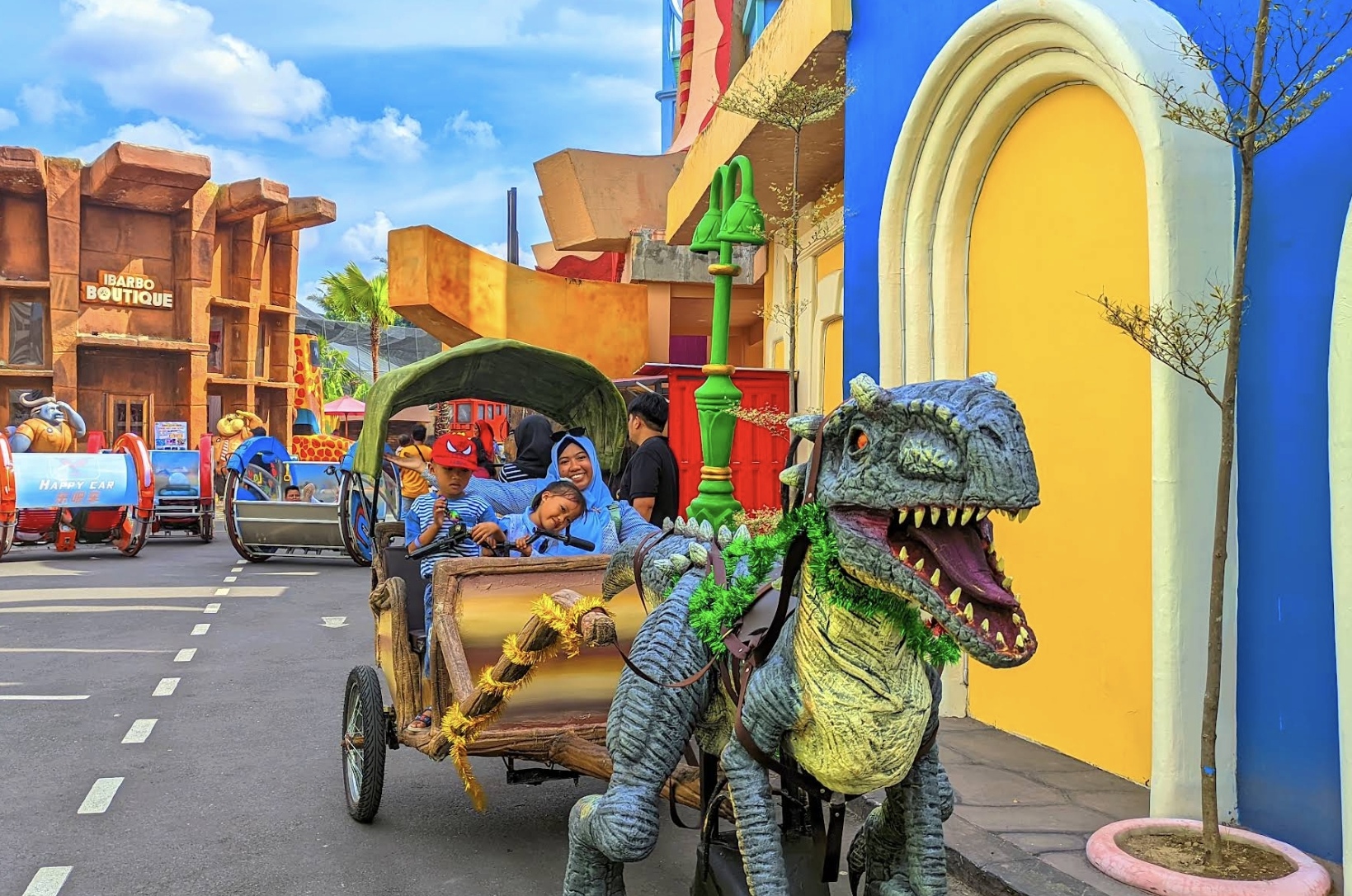 Ibarbo Park destinasi wisata viral yang cocok untuk liburan bareng keluarga di Yogyarkata saat lebaran.