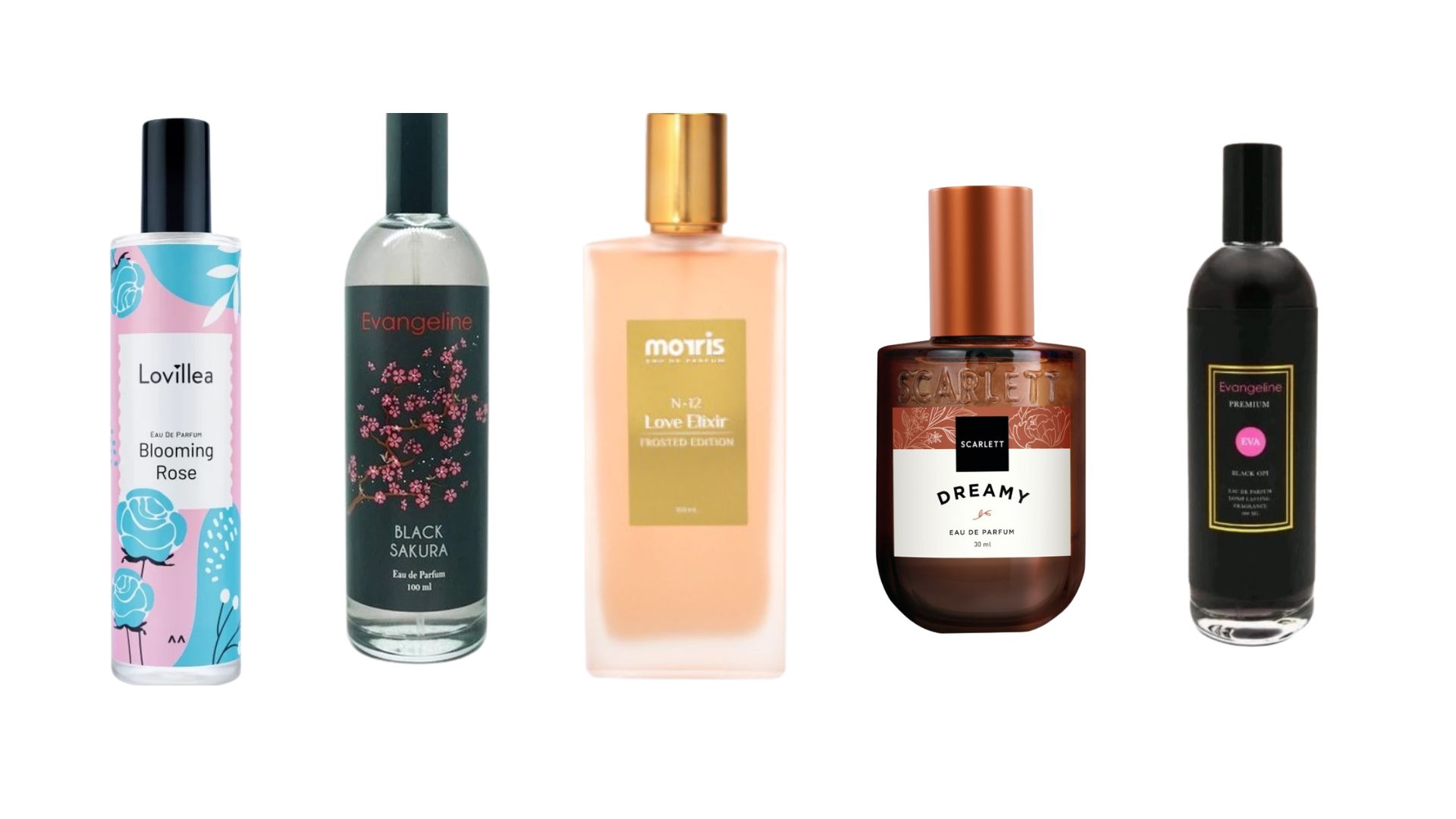 Parfum wanita yang dijual di indomaret.