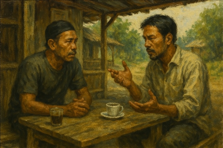 Ilustrasi cerita pergunjingan oknum kiai tersangka tindak asusila di Ngawi.