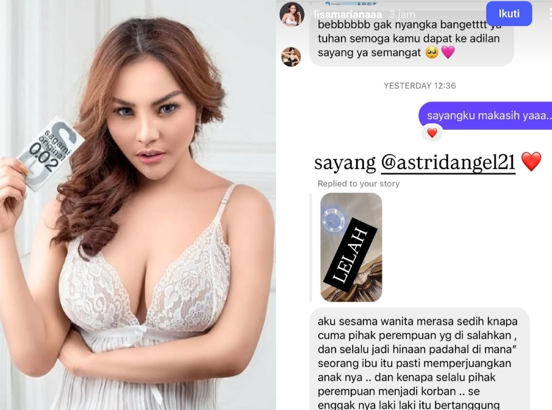 Lisa Mariana, model majalah dewasa, mengaku selingkuhan Ridwan Kamil.