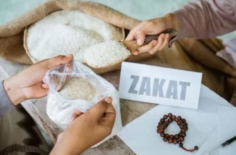 Niat zakat fitrah.