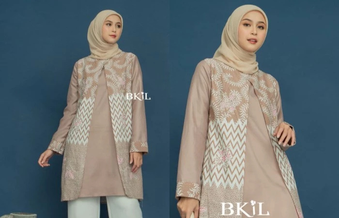 Ilustrasi tunik brand lokal