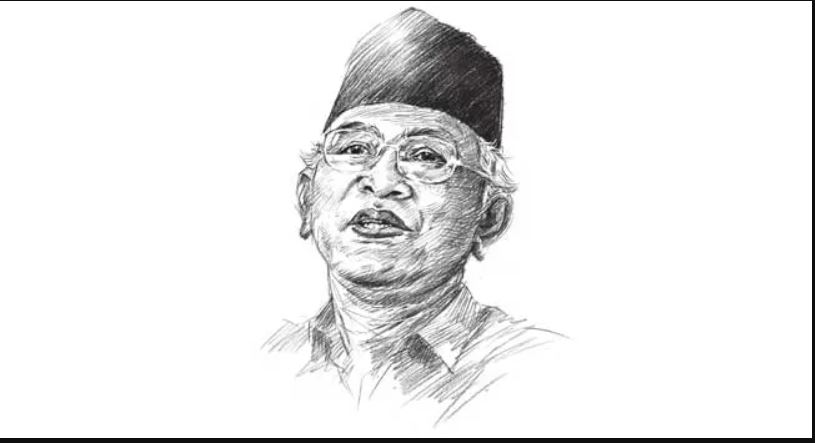 KH A. Mustofa Bisri yang akrab disapa Gus Mus.