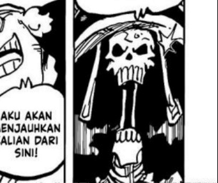 Brook diidolakan Gunko dan kekuatan musiknya jadi pembicaraan di manga One Piece 1144.